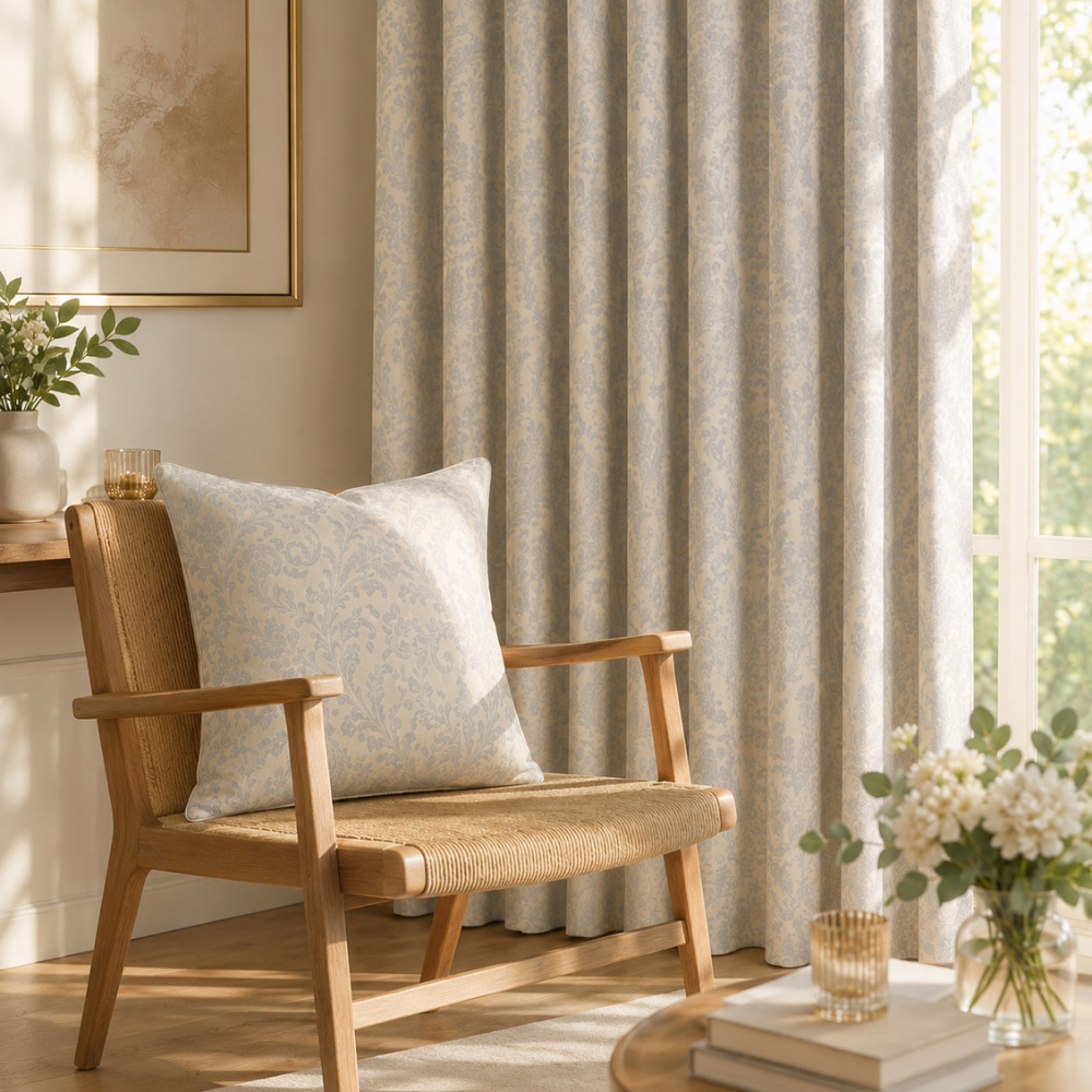 MHG Living Jacquard Concealed Zip Cushion Cover 45 x 45cm 2 Pack Image 2