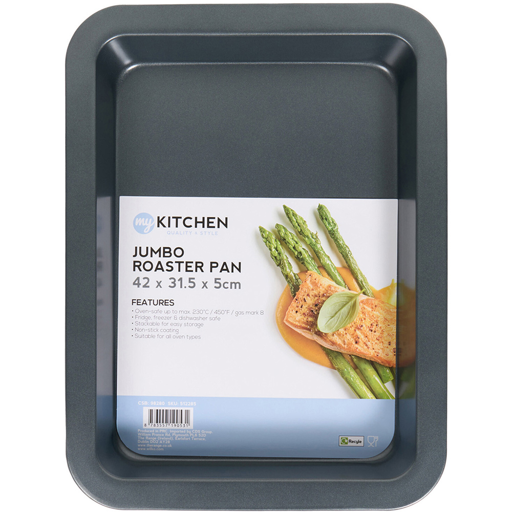 My Kitchen Roaster Pan Dark Grey Jumbo Image 2