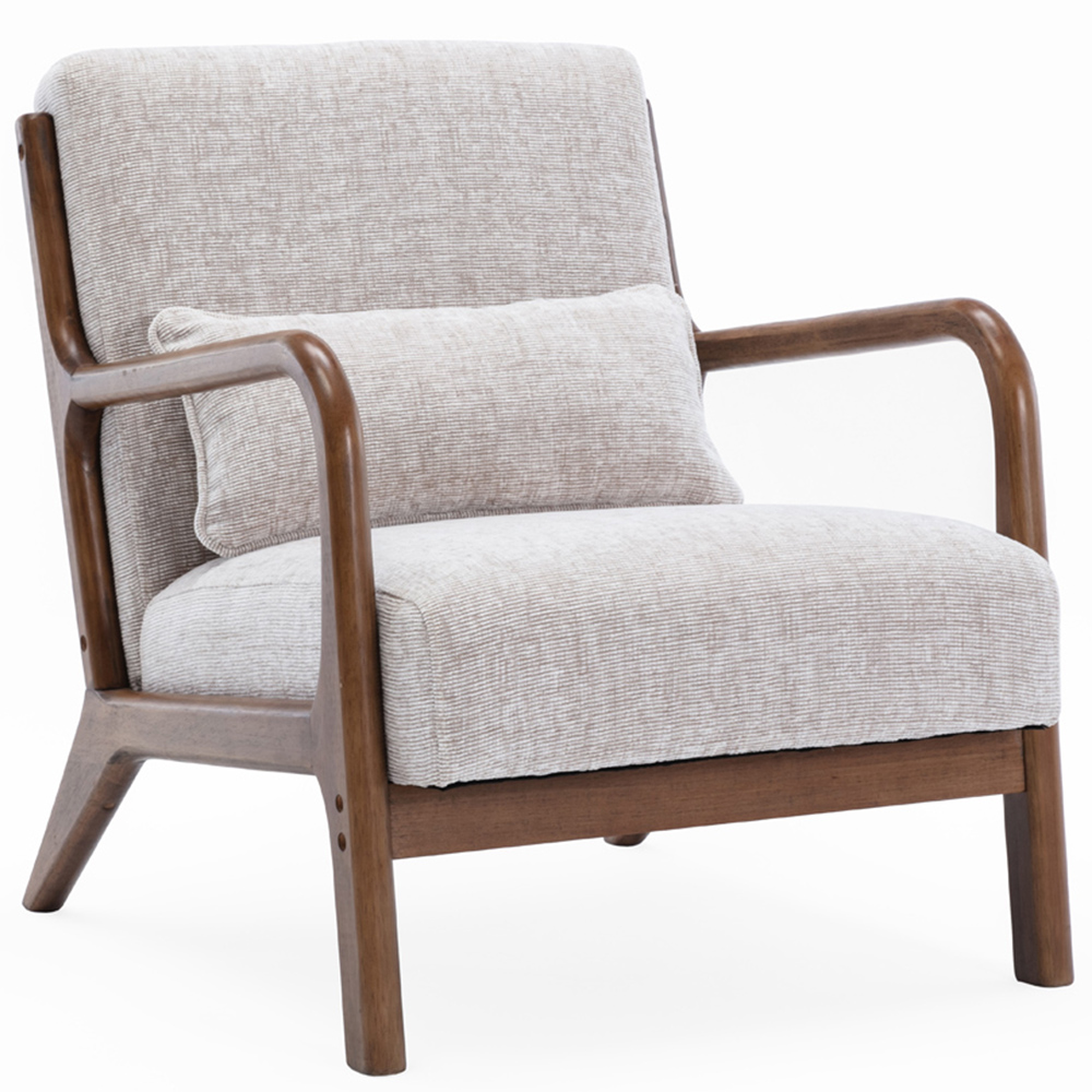 Otis Natural Woven Chenille Chair Image 3