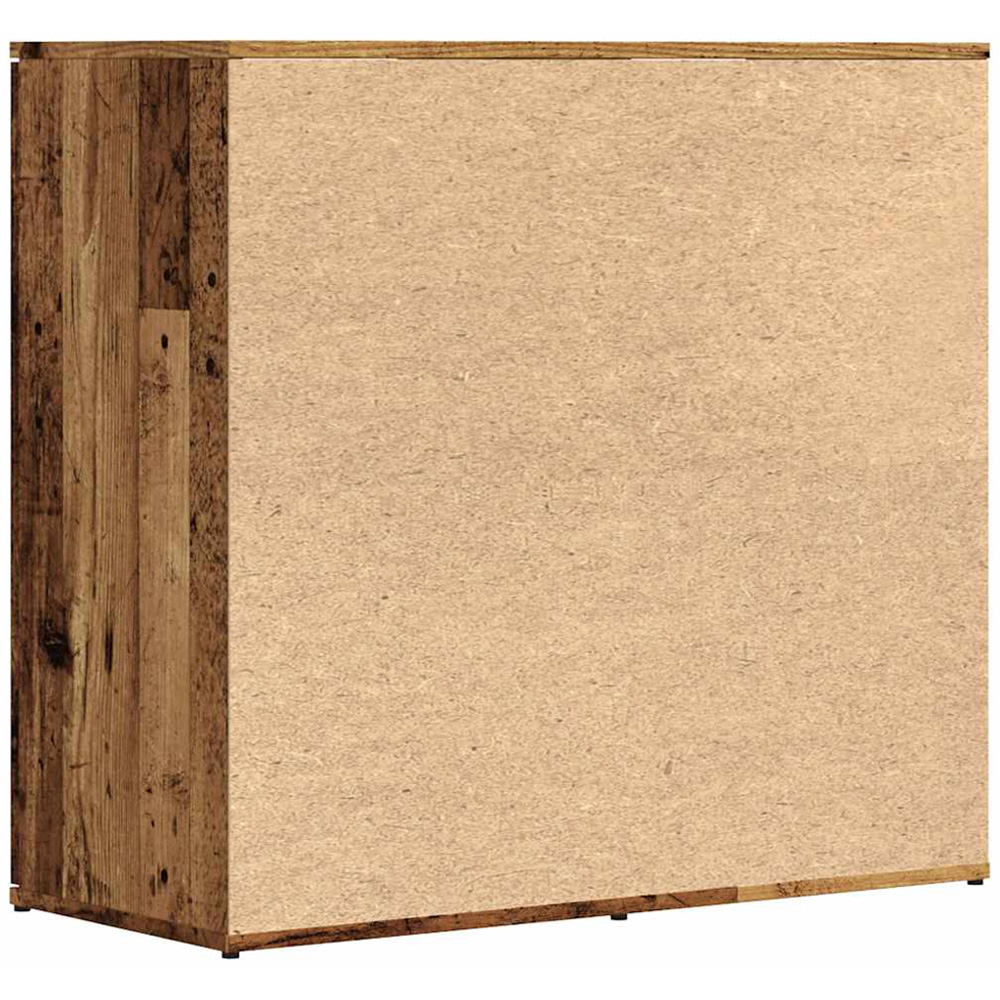 vidaXL 2 Door Single Drawer Old Wood Sideboard Image 7
