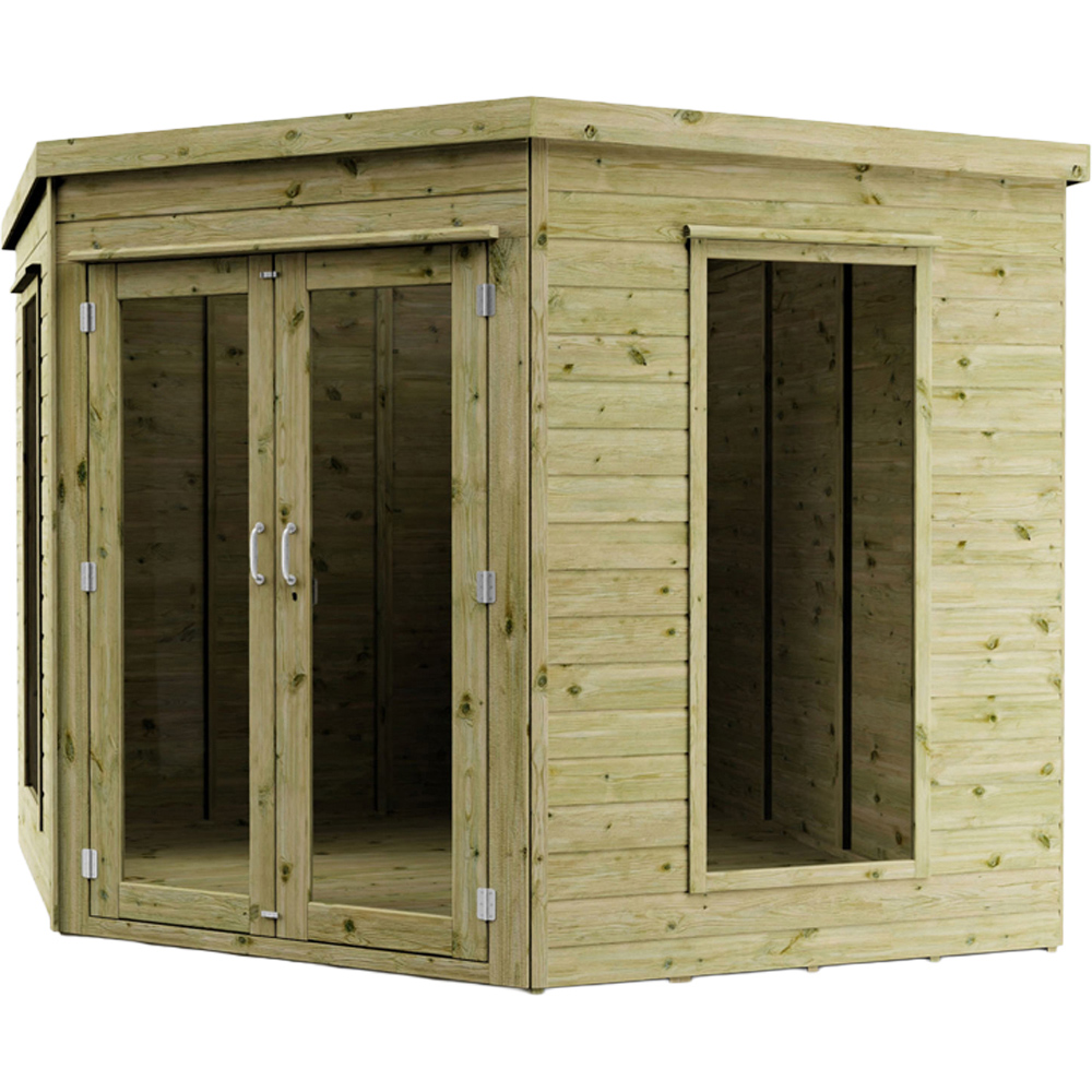 Mercia 8 x 8ft Double Door Premium Corner Summerhouse Image 5