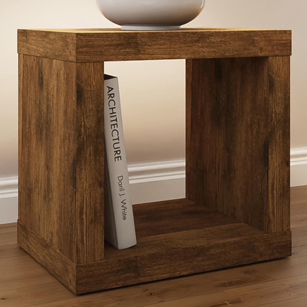 GFW Jakarta Mango Yellow Cube Side Table Image 1