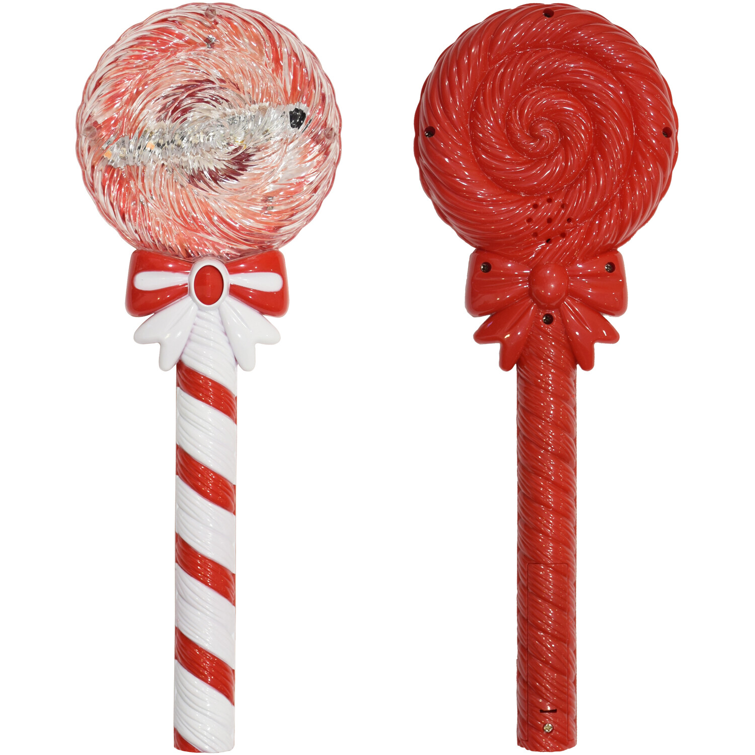 Christmas Candy Cane Spinner - Red Image
