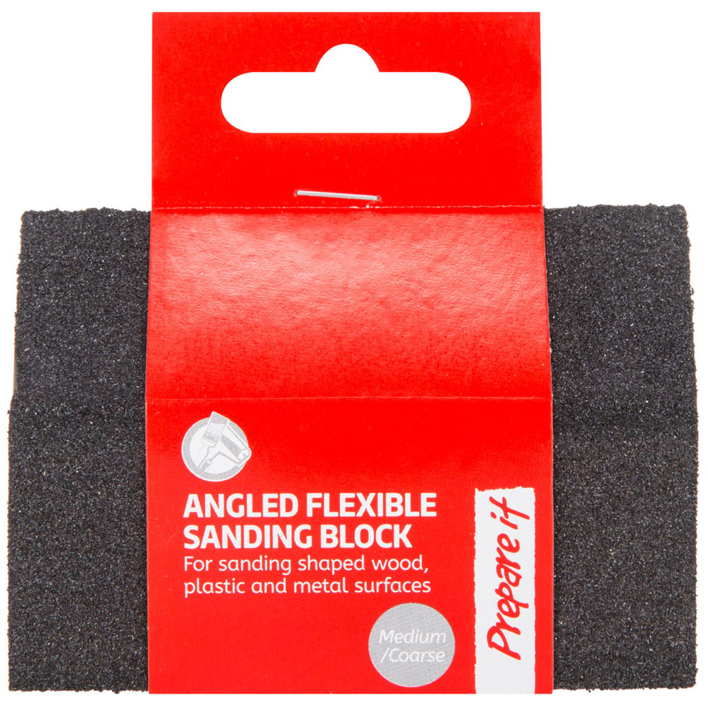 Prepare it Medium and Coarse Angled Flexible Sanding Block Image