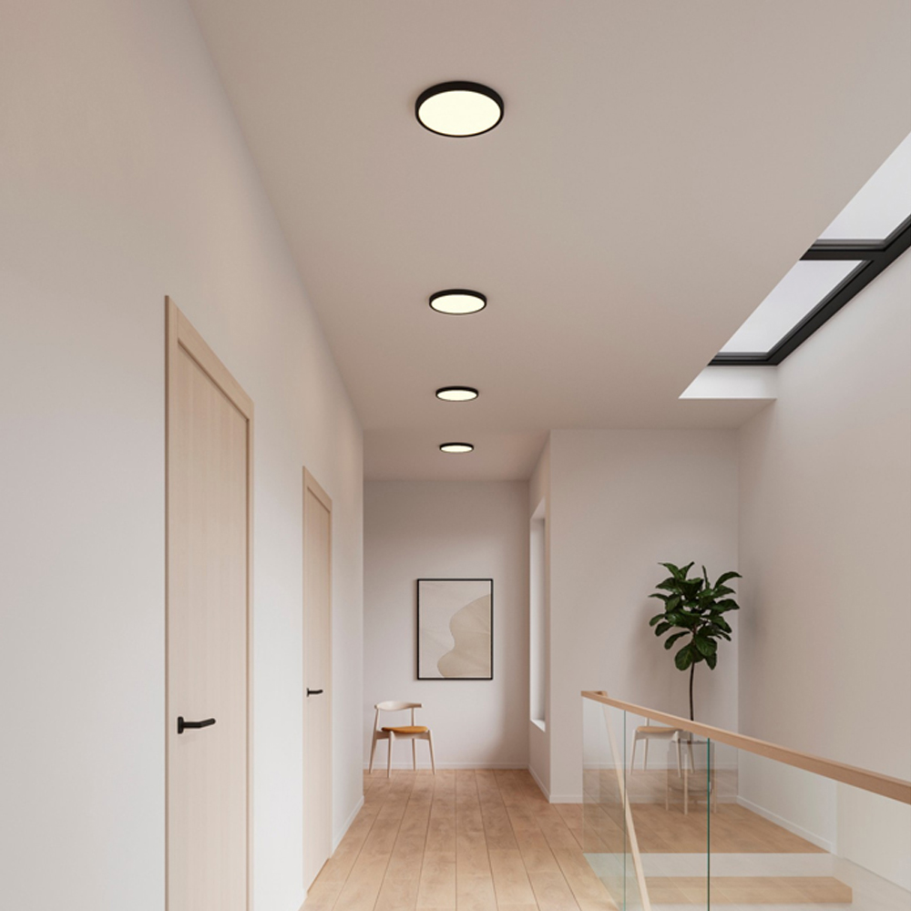 Nordlux Oja Smart 29 Black Ceiling Light Image 2