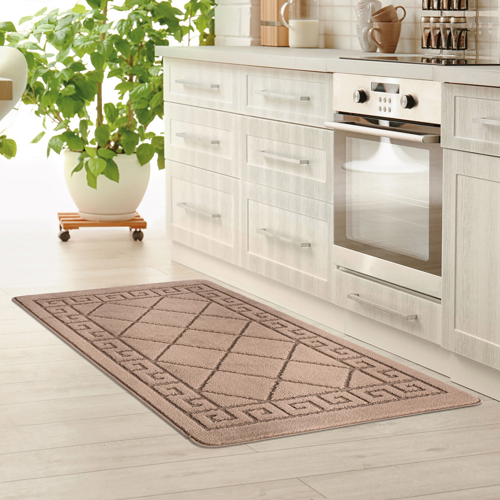 Smart Living Tribela Beige Gel Back Non-Slip Mat 60 x 110cm Image 3