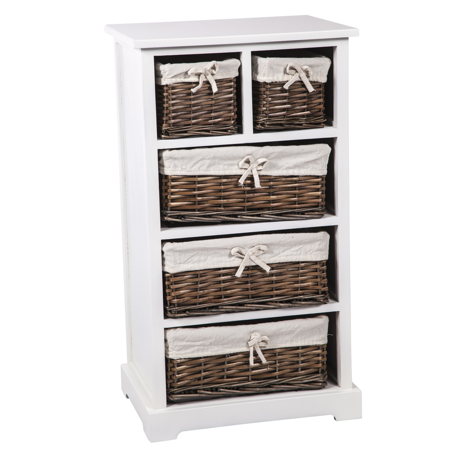 Buttermere Basket Chest - White Image 2