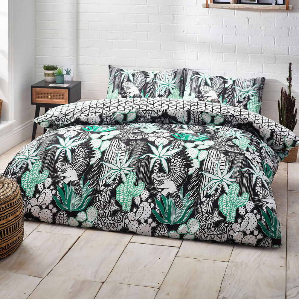 Style Lab Arizona Single Multicolour Duvet Cover Set Image 1