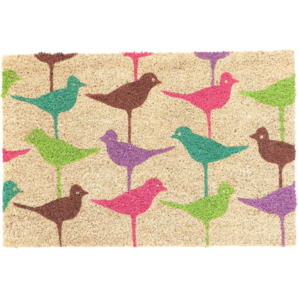 Coco & Coir Birdie Coir Door Mat 40 x 60cm Image 1