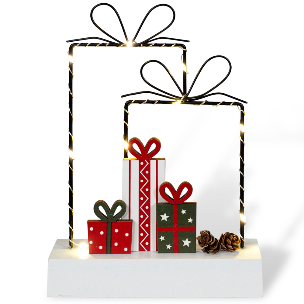 Xmas Haus Wired LED Present Festive Display Image 6