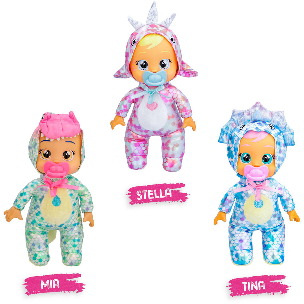 Single Cry Babies Tiny Cuddles Dinos Doll in Assorted styles Image 8