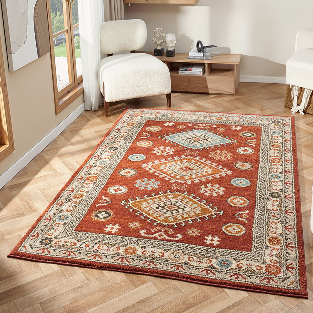 Portland HMC 5567 Red Cashmere Rug 200 x 290cm Image 1