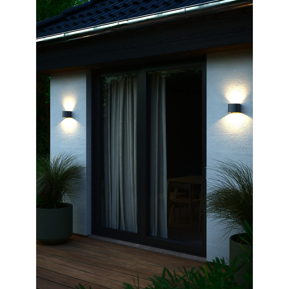 Nordlux Milda Anthracite Outdoor Wall Light Image 2