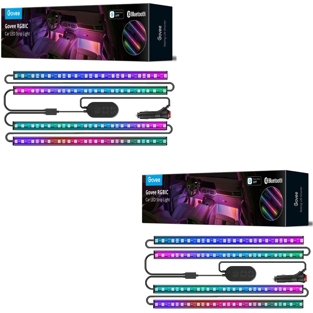 Govee RGBIC Interior Car LED Stripe Light 2 Pack Image 3