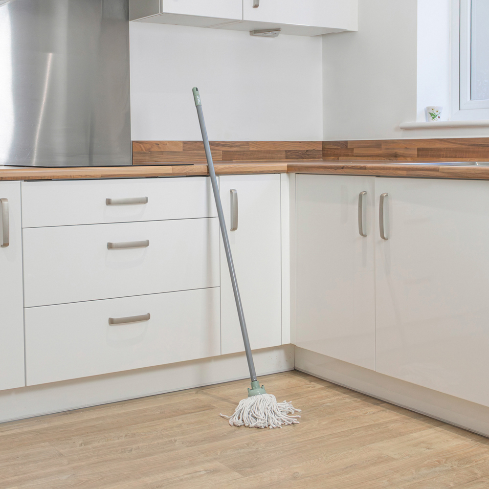 JVL Cleaning Grey Cotton String Mop Image 2