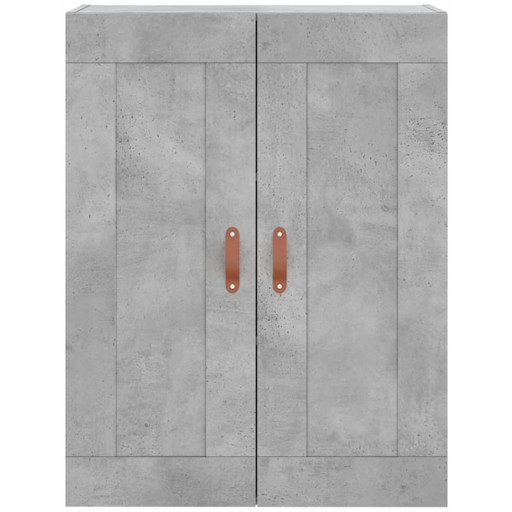 vidaXL 4 Door 2 Drawer Concrete Grey Highboard Image 6