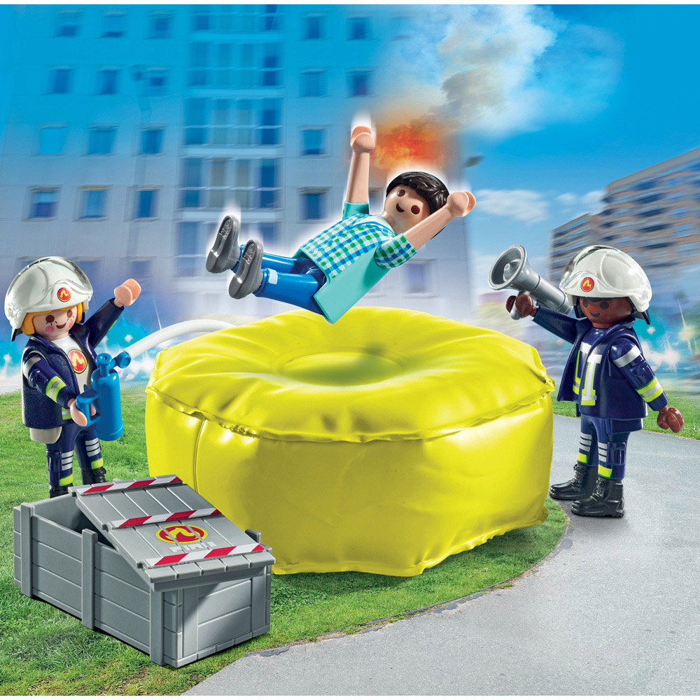 Playmobil Firefighter with Air Pillow Playset 13 Piece Image 5