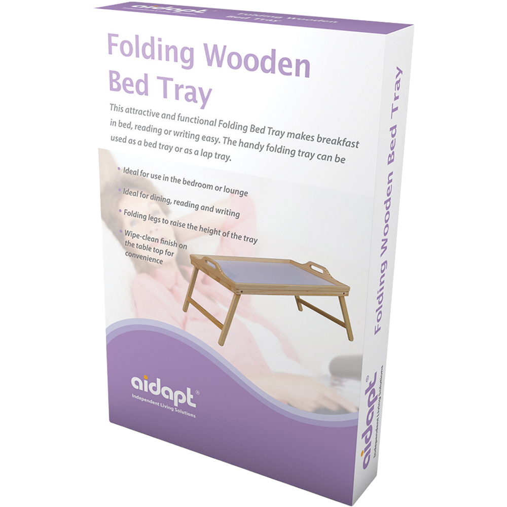 Aidapt Folding Wooden Bed Tray Image 3
