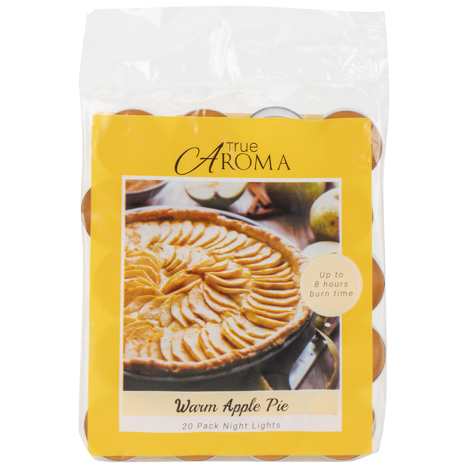 Pack of 20 Warm Apple Pie Tealights Image