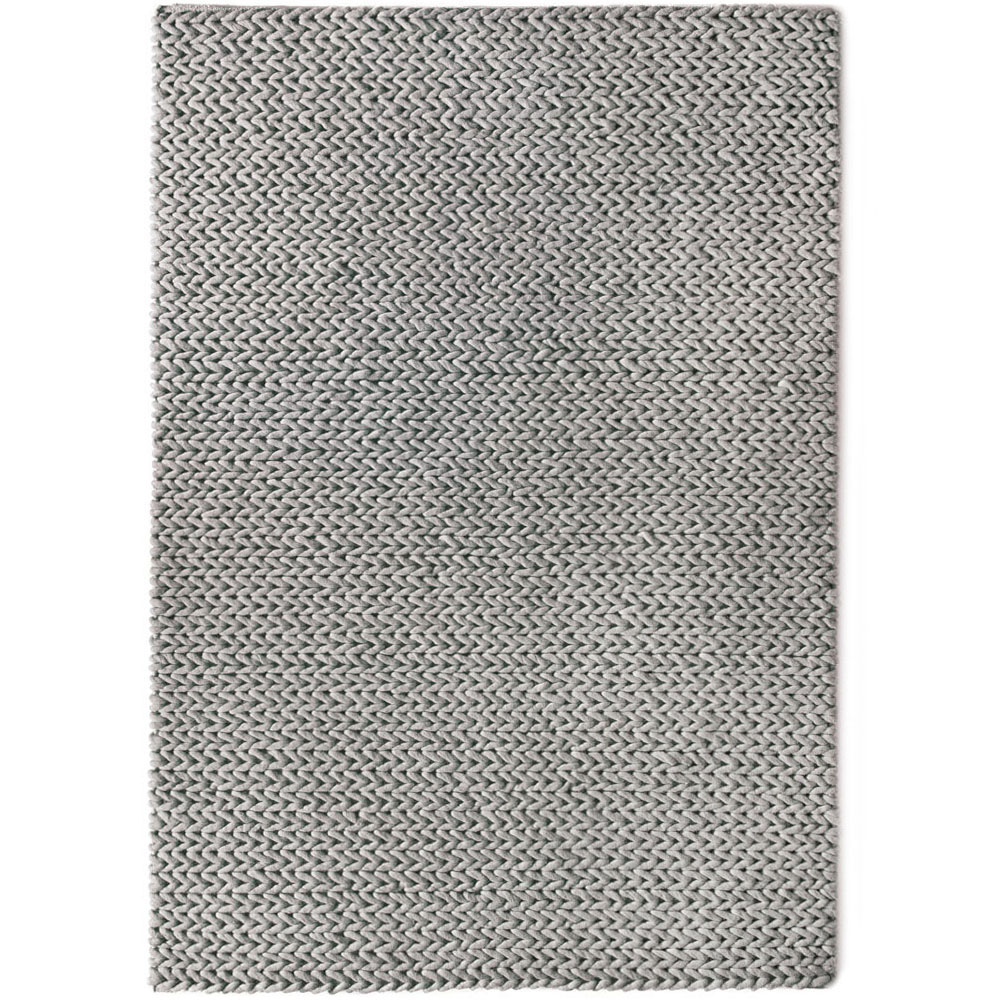 Rug Guru Fusion Dove Grey Rug 80 x 150cm Image 1