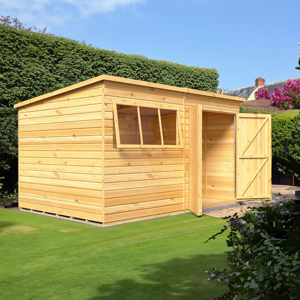 Shire 12 x 8ft Ranger Pent Shed Image 6