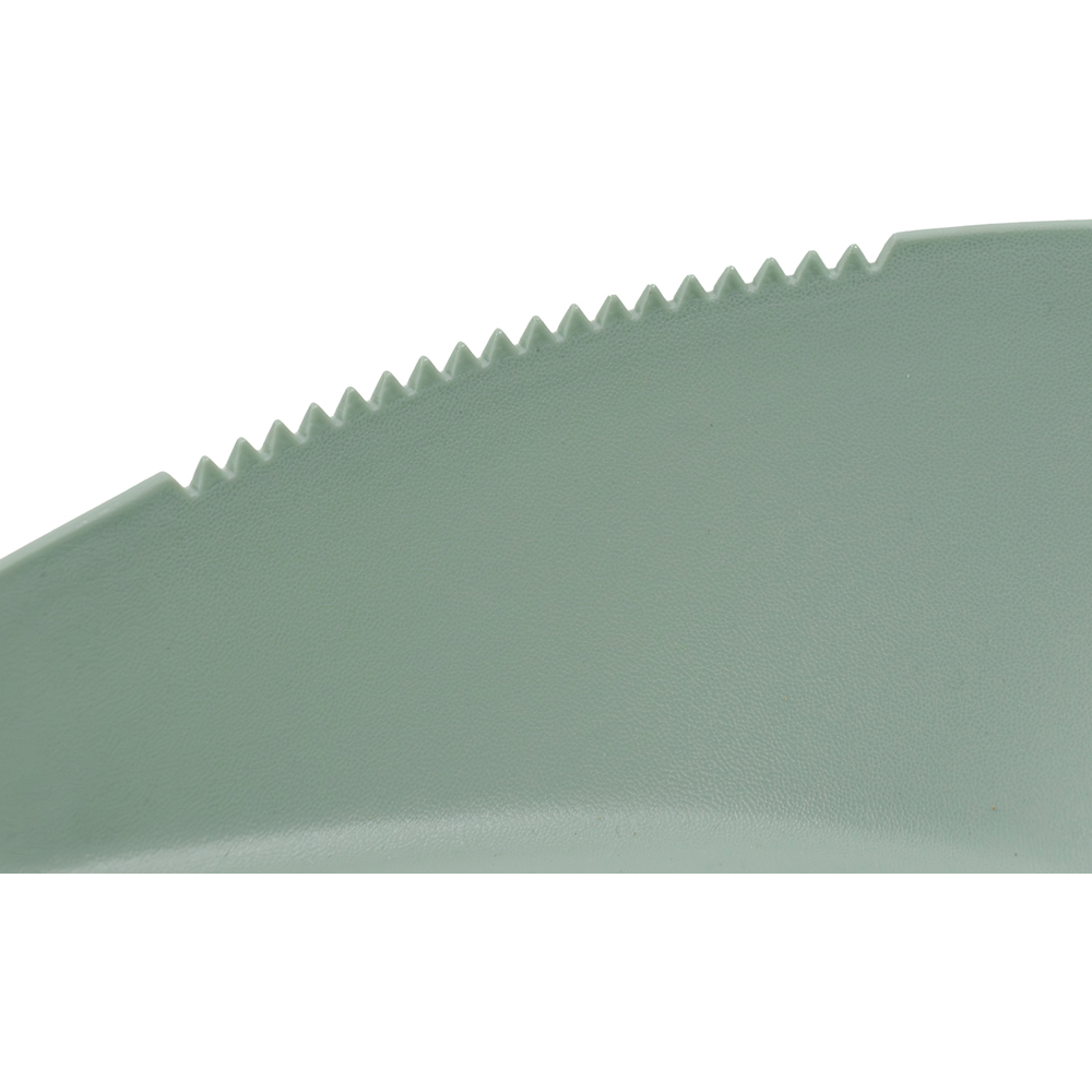 JVL Green Rubber Dust Pan and Brush Set Image 3