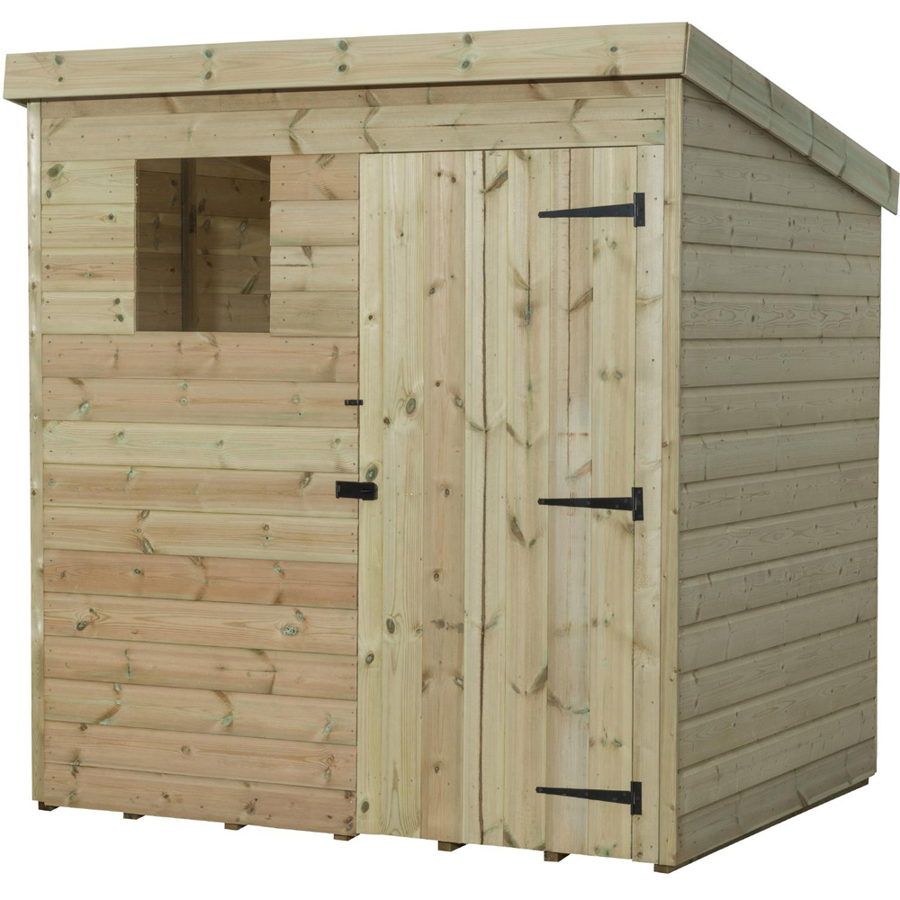 Empire Sheds 1500 5 x 5ft Tongue and Groove Wooden Pent Garden Shed Image 1