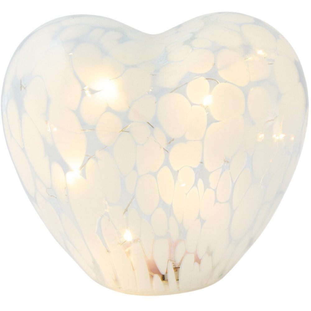 Glass Heart LED Lamp Image 6