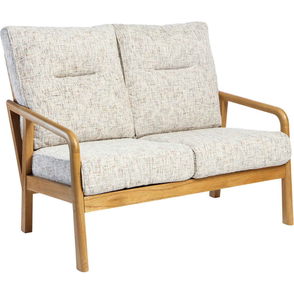 Desser Dubai 2 Seater Light Oak Natural Rattan Farrow Sofa Image 2