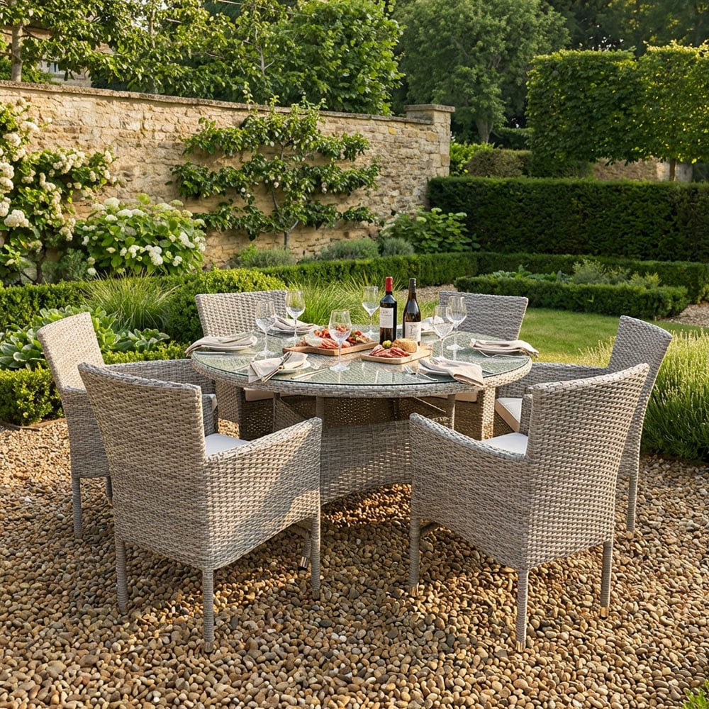 Madrid 6 Seater Dining Set Image 4