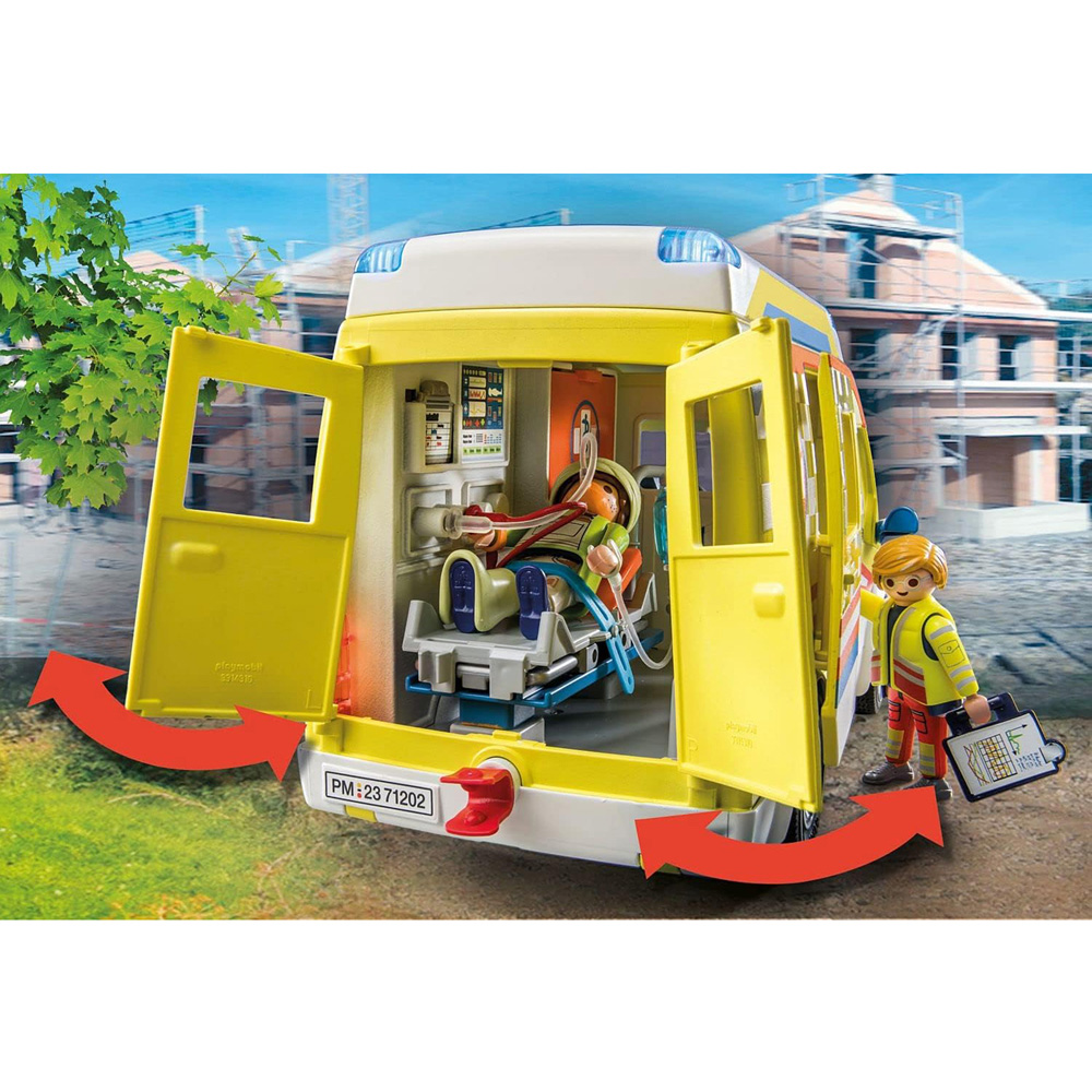 Playmobil City Life Ambulance with Lights and Sound Playset 67 Piece Image 7