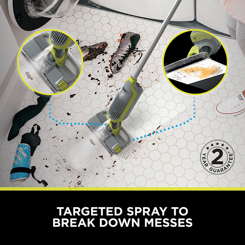 Shark VacMop VM200UK 2-in-1 Charcoal Grey Cordless Vacuum Mop with Targeted Spray Image 8