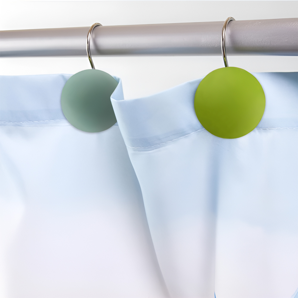 Highlands Homeware Polka Dot Shower Hook 12 Pack Image 2
