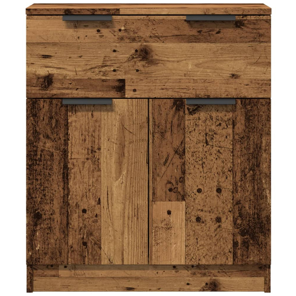 vidaXL 2 Door 2 Drawer Old Wood Sideboard Image 3