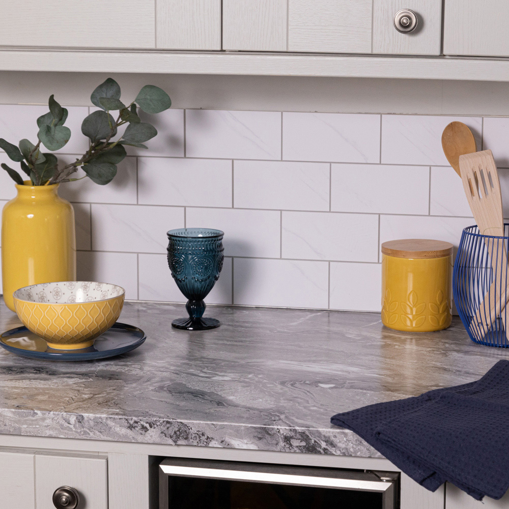 d-c-fix Marble Paladina Self-Adhesive Plastic Vinyl Wrap Film 67.5cm x 2m 5 Pack Image 1