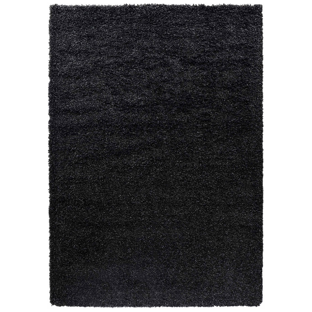 Desire Rugs Oxford Anthracite Plain Shaggy Rug 200 x 290cm Image 1