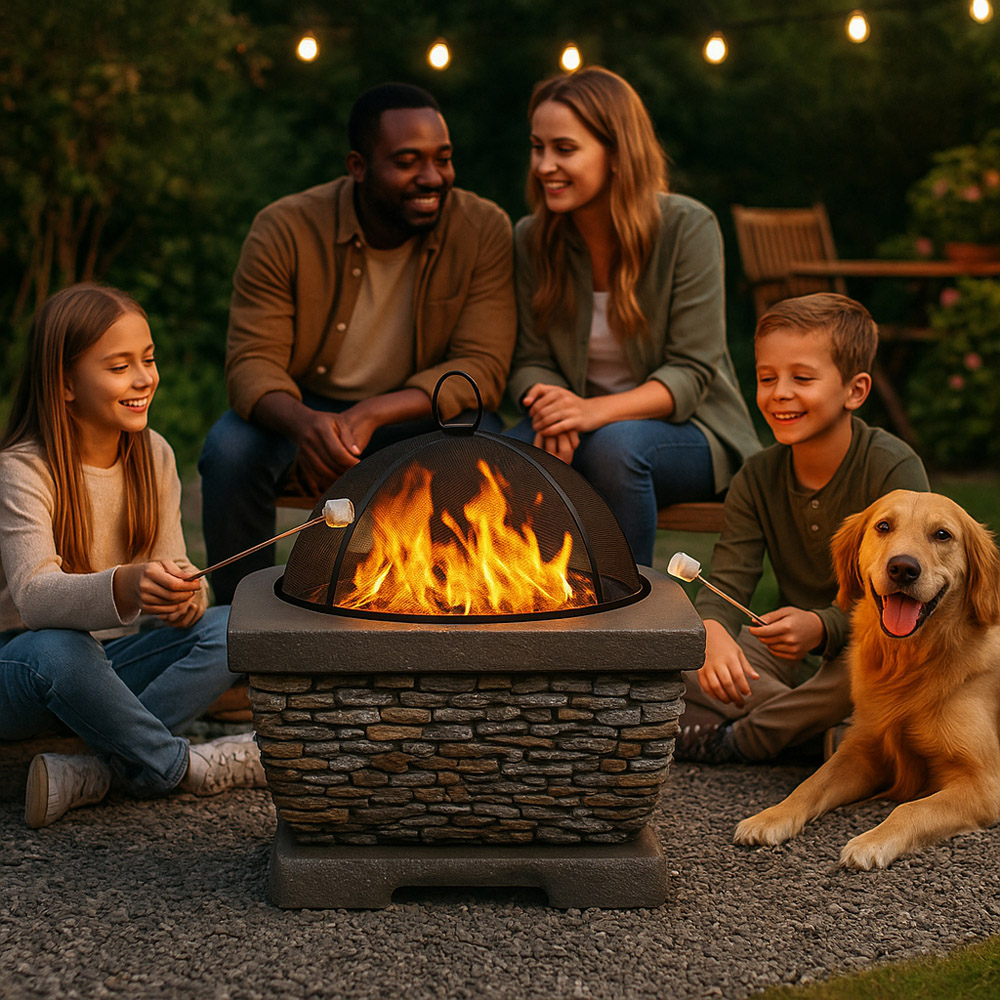 Centurion Supports Fireology Tonteria Stone Effect Fire Pit Image 7