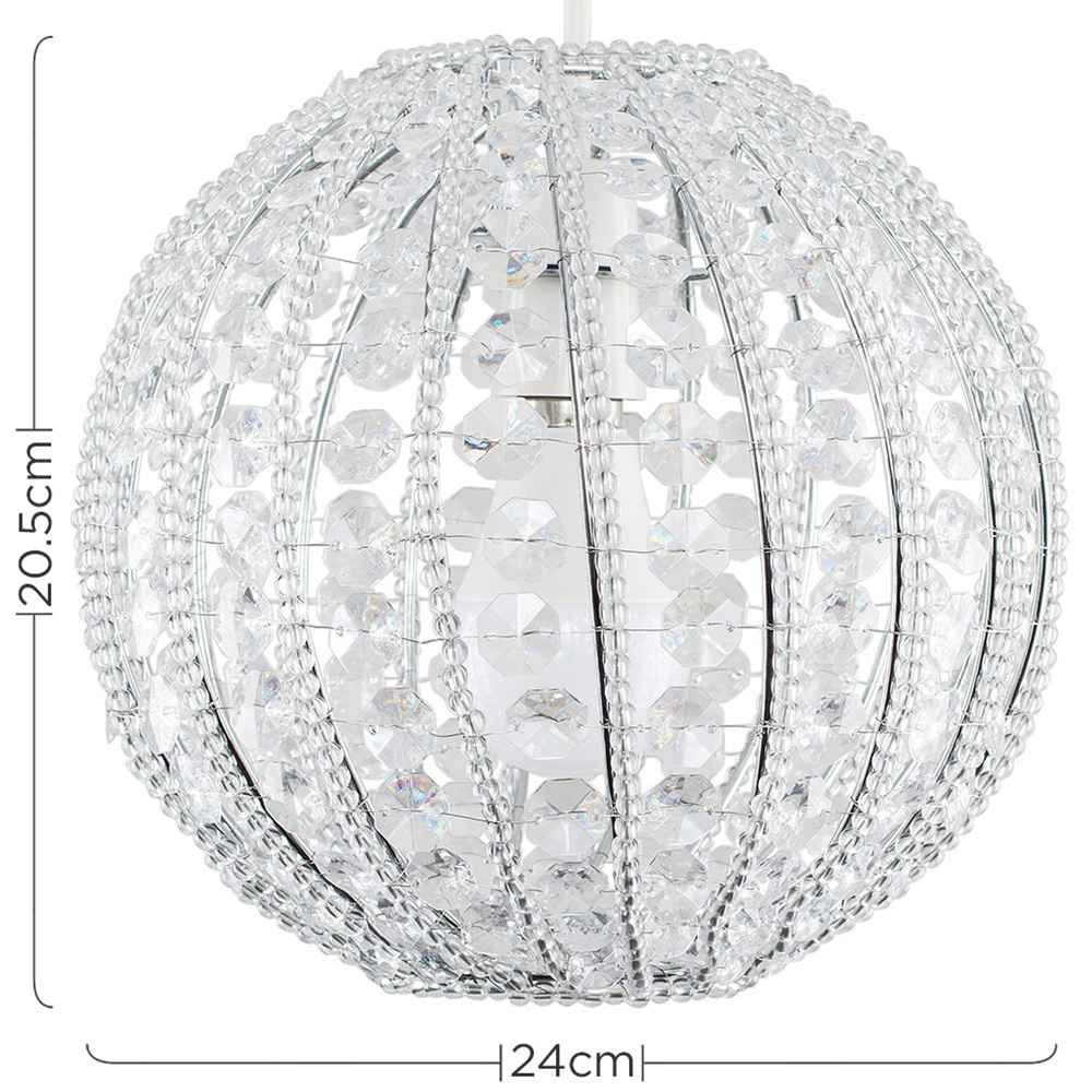 ValueLights Bead Acrylic Ball Pendant Shade Image 9