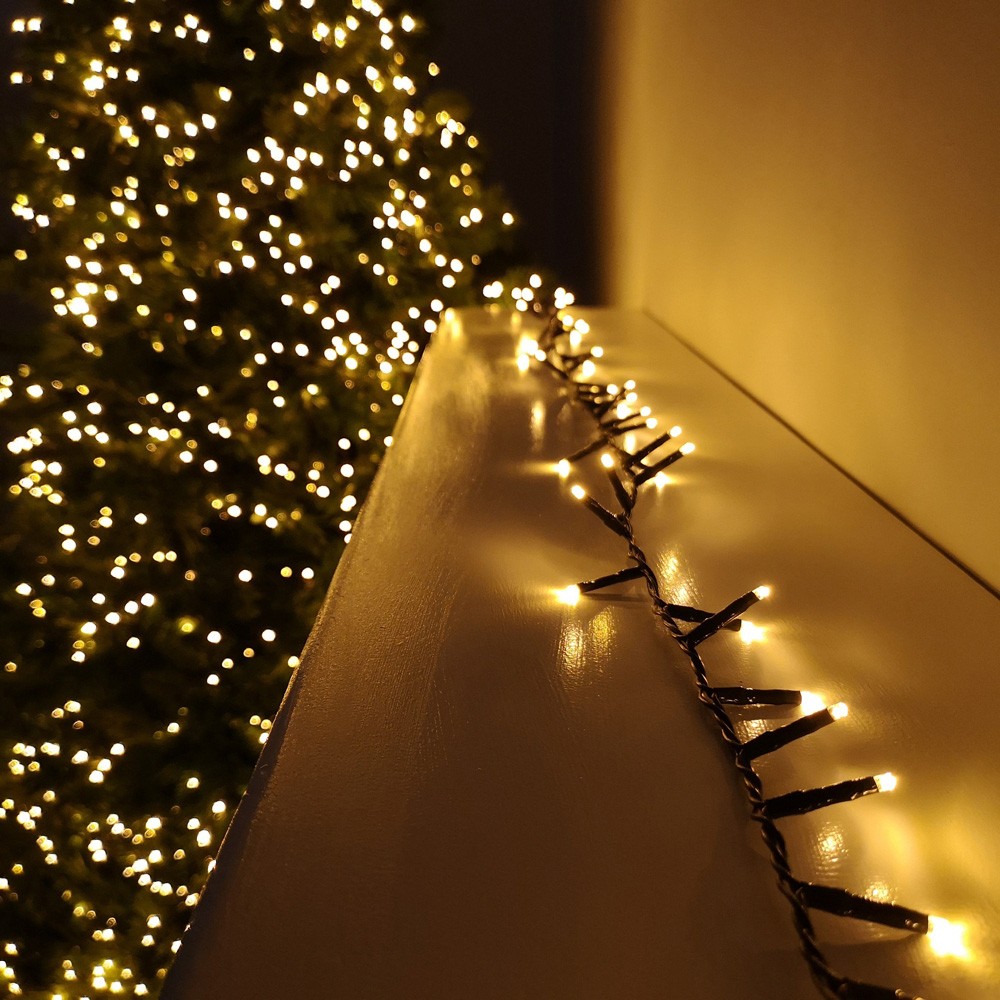 Samuel Alexander TreeBrights 240 Vintage Gold LED Multi-Function Green String Light 6m Image 1
