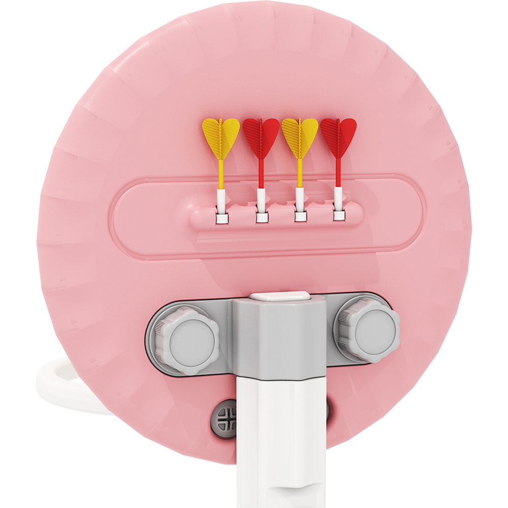 Living and Home Pink 6 in 1 Toddler Basketball Stand Set Image 5