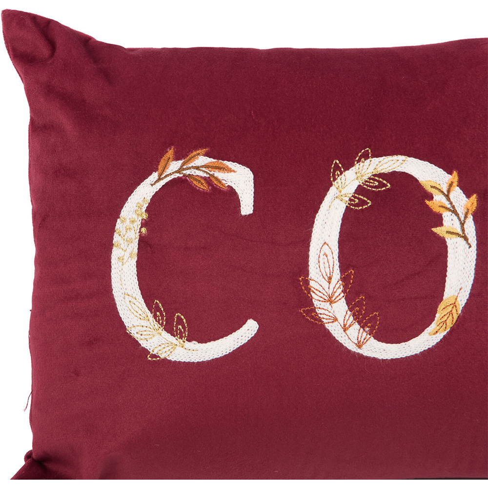 Cosy Cushion Burgundy Image 3
