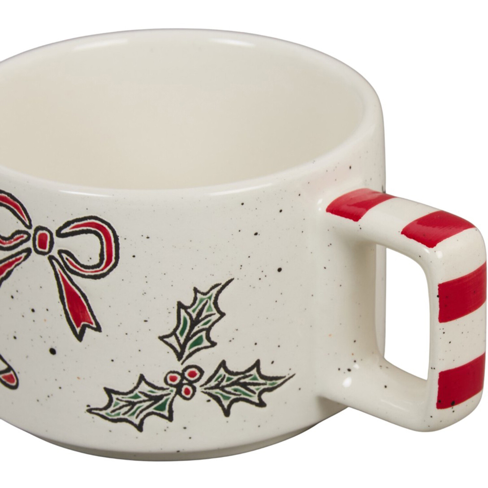 Set of 4 Jolly Santa Stacking Mugs Image 8