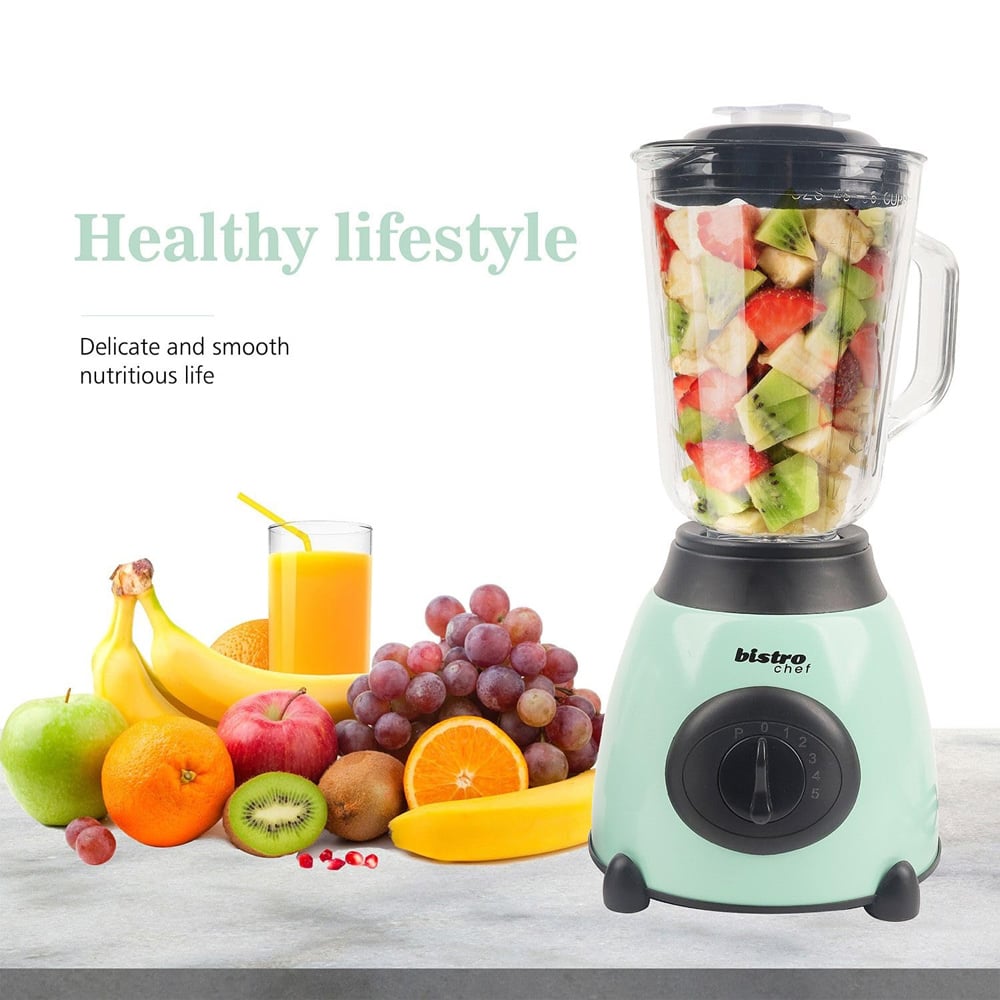 Alivio Bistro Chef 2-in-1 Green Mixer Blender 850W Image 6