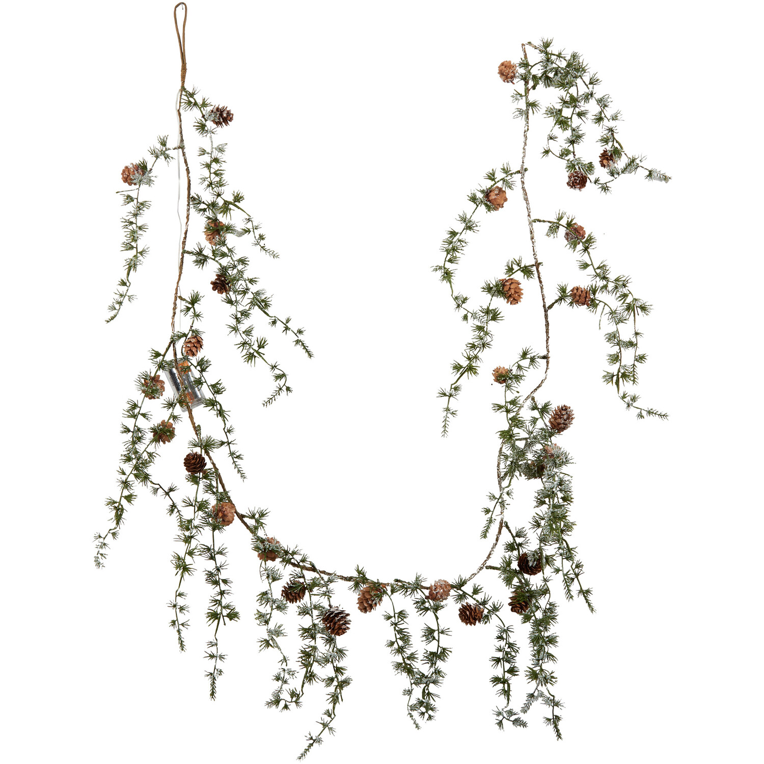 Draping Pinecone Garland - Green Image 1