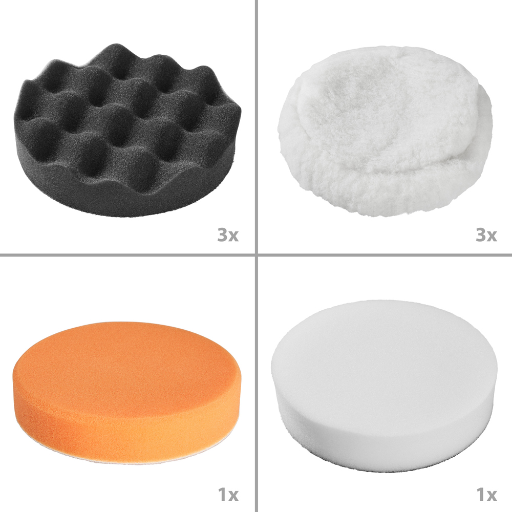 tectake 13 Piece Buffer Pad Set Image 2