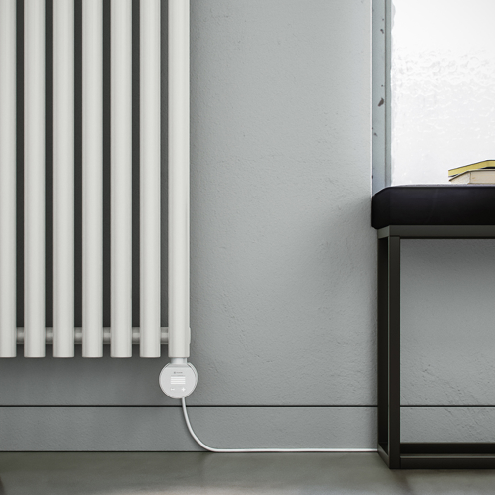 Terma Rolo-Room E Wi-Fi White Electric Radiator 800W 1800 x 370mm Image 6