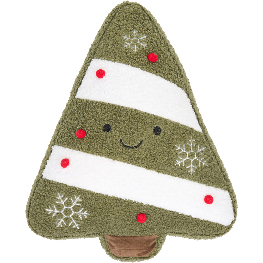 Christmas Tree 3D Shaped Cushion Image 1