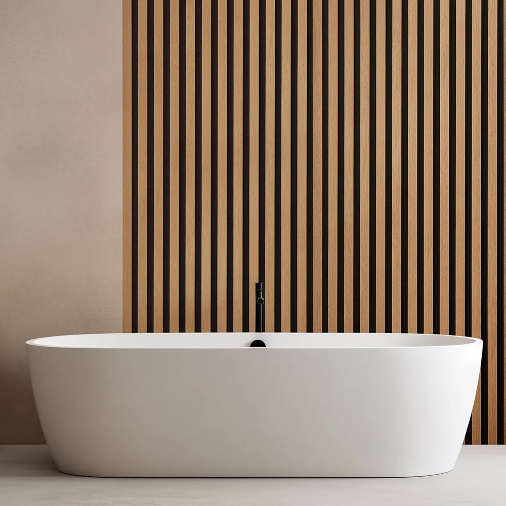 Home Treats Oak Wooden 3D Acoustic Wall Panel 60 x 200cm Image 5