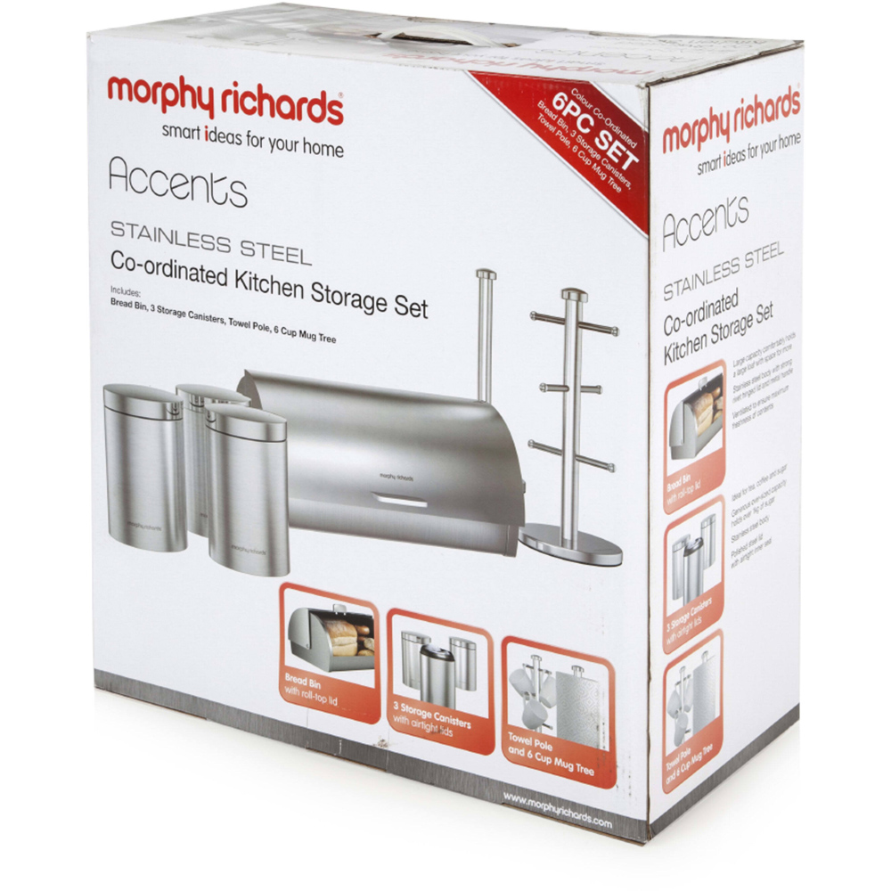 Morphy Richards 6 Piece Stainless Steel Storage Set Image 3
