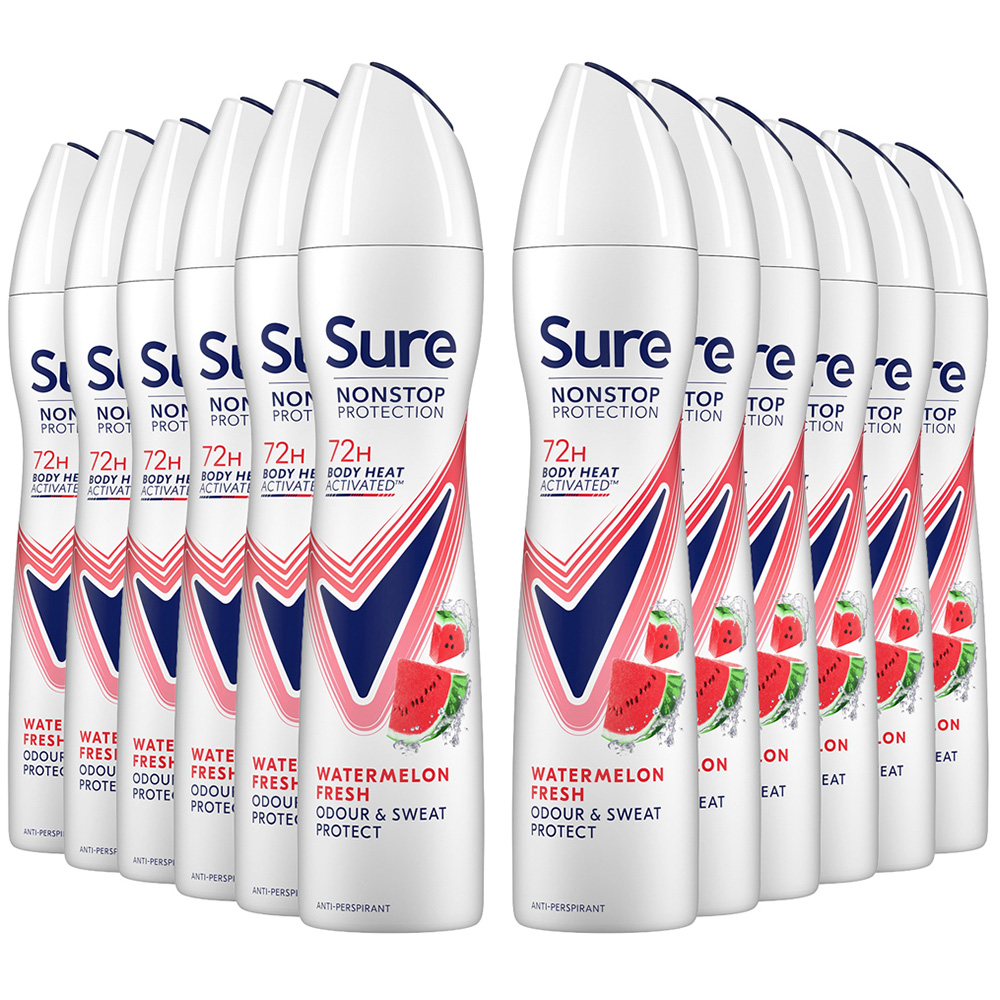 Sure Women Uplifting and Fresh 72H Protection Anti-Perspirant Deodorant 250ml 12 Pack Image 1
